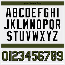 Laden Sie das Bild in den Galerie-Viewer, Custom White Olive-Black Authentic Memorial Day Baseball Jersey