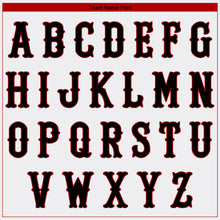 Laden Sie das Bild in den Galerie-Viewer, Custom White Black-Red Authentic Baseball Jersey