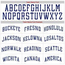 Laden Sie das Bild in den Galerie-Viewer, Custom White Royal-Red Authentic Baseball Jersey