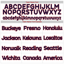 Laden Sie das Bild in den Galerie-Viewer, Custom White Red-Navy Authentic Baseball Jersey