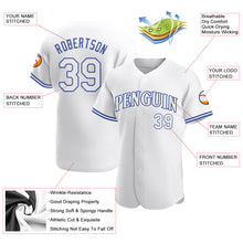 Laden Sie das Bild in den Galerie-Viewer, Custom White White-Royal Authentic Baseball Jersey