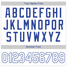 Laden Sie das Bild in den Galerie-Viewer, Custom White White-Royal Authentic Baseball Jersey