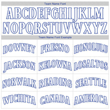 Laden Sie das Bild in den Galerie-Viewer, Custom White White-Royal Authentic Baseball Jersey