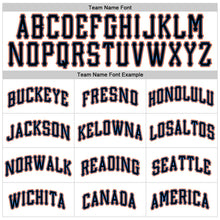 Laden Sie das Bild in den Galerie-Viewer, Custom White Black-Powder Blue Authentic Baseball Jersey