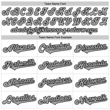 Laden Sie das Bild in den Galerie-Viewer, Custom White Gray-Black Authentic Baseball Jersey