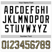 Load image into Gallery viewer, Custom White Camo-Black Round Neck Rib-Knit Basketball Jersey