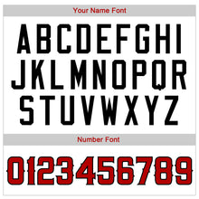 Загрузить изображение в средство просмотра галереи, Custom White Red Pinstripe Red-Black Authentic American Flag Fashion Baseball Jersey