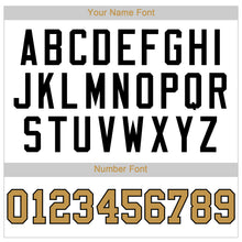 Laden Sie das Bild in den Galerie-Viewer, Custom White Old Gold-Black Authentic Baseball Jersey