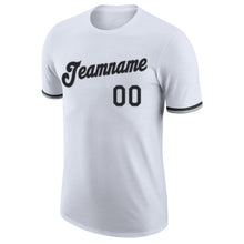 Загрузить изображение в средство просмотра галереи, Custom White Black-Gray Performance T-Shirt