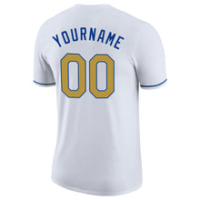 Загрузить изображение в средство просмотра галереи, Custom White Old Gold-Royal Performance T-Shirt