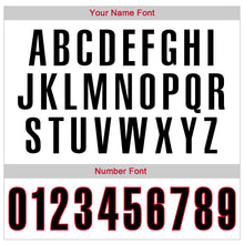 Загрузить изображение в средство просмотра галереи, Custom White Black-Red Authentic Throwback Rib-Knit Baseball Jersey Shirt