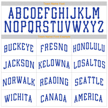 Загрузить изображение в средство просмотра галереи, Custom White Royal-Gold Authentic Throwback Rib-Knit Baseball Jersey Shirt