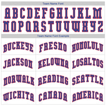 Charger l'image dans la galerie, Custom White Royal-Red Authentic Throwback Rib-Knit Baseball Jersey Shirt