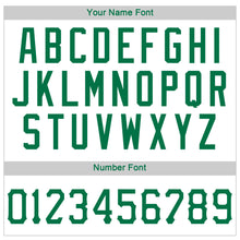 Загрузить изображение в средство просмотра галереи, Custom White Kelly Green Authentic Throwback Rib-Knit Baseball Jersey Shirt