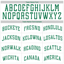 Загрузить изображение в средство просмотра галереи, Custom White Kelly Green Authentic Throwback Rib-Knit Baseball Jersey Shirt