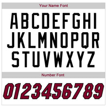 Charger l'image dans la galerie, Custom White Maroon-Black Authentic Throwback Rib-Knit Baseball Jersey Shirt