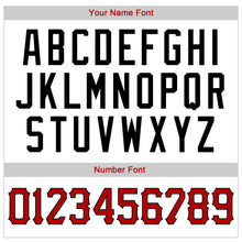 Загрузить изображение в средство просмотра галереи, Custom White Red-Black Authentic Baseball Jersey