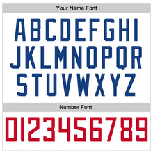 Laden Sie das Bild in den Galerie-Viewer, Custom White Red-Royal Authentic Baseball Jersey