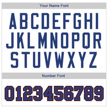 Laden Sie das Bild in den Galerie-Viewer, Custom White Royal-Red Authentic Baseball Jersey