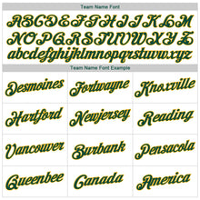 Laden Sie das Bild in den Galerie-Viewer, Custom White Green-Gold Authentic Baseball Jersey