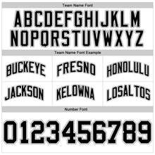 Laden Sie das Bild in den Galerie-Viewer, Custom White Black-Gray Authentic Throwback Basketball Shorts