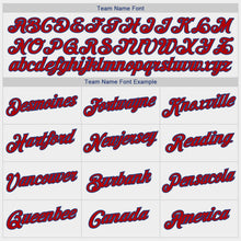 Laden Sie das Bild in den Galerie-Viewer, Custom White Red-Royal Authentic Throwback Basketball Jersey