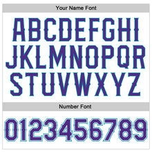 Load image into Gallery viewer, Custom White Purple-Teal Authentic Throwback Basketball Jersey