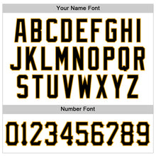 Laden Sie das Bild in den Galerie-Viewer, Custom White Black-Gold Authentic Baseball Jersey