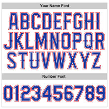 Загрузить изображение в средство просмотра галереи, Custom White Royal-Red Authentic Baseball Jersey