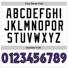 Charger l'image dans la galerie, Custom White Purple-Red Authentic Throwback Basketball Jersey