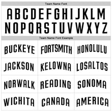 Charger l'image dans la galerie, Custom White Black Authentic Baseball Jersey