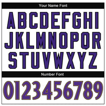 Charger l'image dans la galerie, Custom White Purple-Old Gold Mesh Authentic Throwback Football Jersey