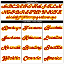 Laden Sie das Bild in den Galerie-Viewer, Custom White Red-Gold Mesh Authentic Throwback Football Jersey