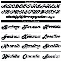 Load image into Gallery viewer, Custom White Black-Gray Mesh Authentic Throwback Football Jersey