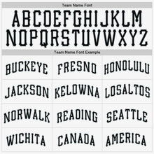 Laden Sie das Bild in den Galerie-Viewer, Custom White Black-Silver Authentic Baseball Jersey