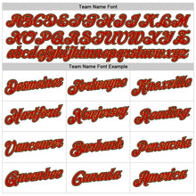 Laden Sie das Bild in den Galerie-Viewer, Custom White Red-Old Gold Authentic Baseball Jersey