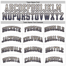 Laden Sie das Bild in den Galerie-Viewer, Custom White Navy-Old Gold Authentic Drift Fashion Baseball Jersey