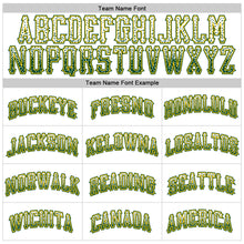 Laden Sie das Bild in den Galerie-Viewer, Custom White Green-Gold Authentic Drift Fashion Baseball Jersey