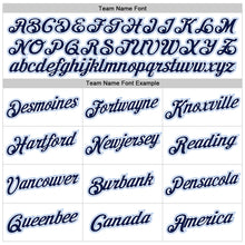 Загрузить изображение в средство просмотра галереи, Custom Stitched White Navy-Light Blue Sports Pullover Sweatshirt Hoodie