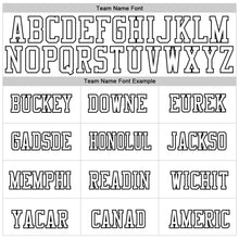 Laden Sie das Bild in den Galerie-Viewer, Custom White White-Black 3D Eagle Authentic Baseball Jersey