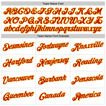 Загрузить изображение в средство просмотра галереи, Custom White Red Pinstripe Red-Gold Authentic Basketball Jersey