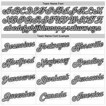 Laden Sie das Bild in den Galerie-Viewer, Custom White Purple Pinstripe Black-Gray Authentic Basketball Jersey