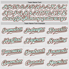 Laden Sie das Bild in den Galerie-Viewer, Custom White Kelly Green-Red Authentic Mexico Two Tone Baseball Jersey