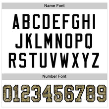 Laden Sie das Bild in den Galerie-Viewer, Custom White Camo-Black Mesh Authentic Football Jersey