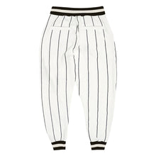 Загрузить изображение в средство просмотра галереи, Custom White Black Pinstripe Black-White Sports Pants