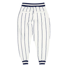 Загрузить изображение в средство просмотра галереи, Custom White Navy Pinstripe Navy-White Sports Pants