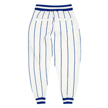 Load image into Gallery viewer, Custom White Royal Pinstripe Royal-White Sports Pants
