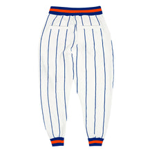 Загрузить изображение в средство просмотра галереи, Custom White Royal Pinstripe Royal-Orange Sports Pants