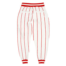 Загрузить изображение в средство просмотра галереи, Custom White Red Pinstripe Red-White Sports Pants