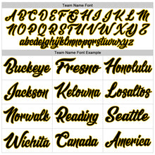 Charger l'image dans la galerie, Custom White Black-Gold Authentic Baseball Jersey